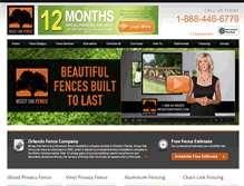 Tablet Screenshot of mossyoakfences.com